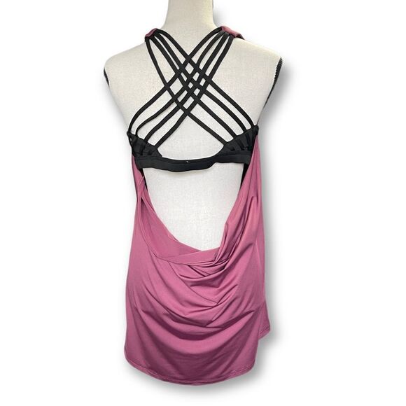 Icyzone Workout Tank in Mauve, Size XL - Picture 2 of 6